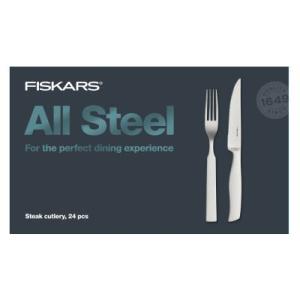 Fiskars All Steel Sada steakových příborů 24 ks 1027505