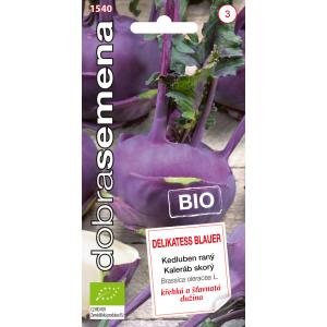 Dobrá semena Kedluben modrý - Delikatess Blauer Bio raný 0,8g
